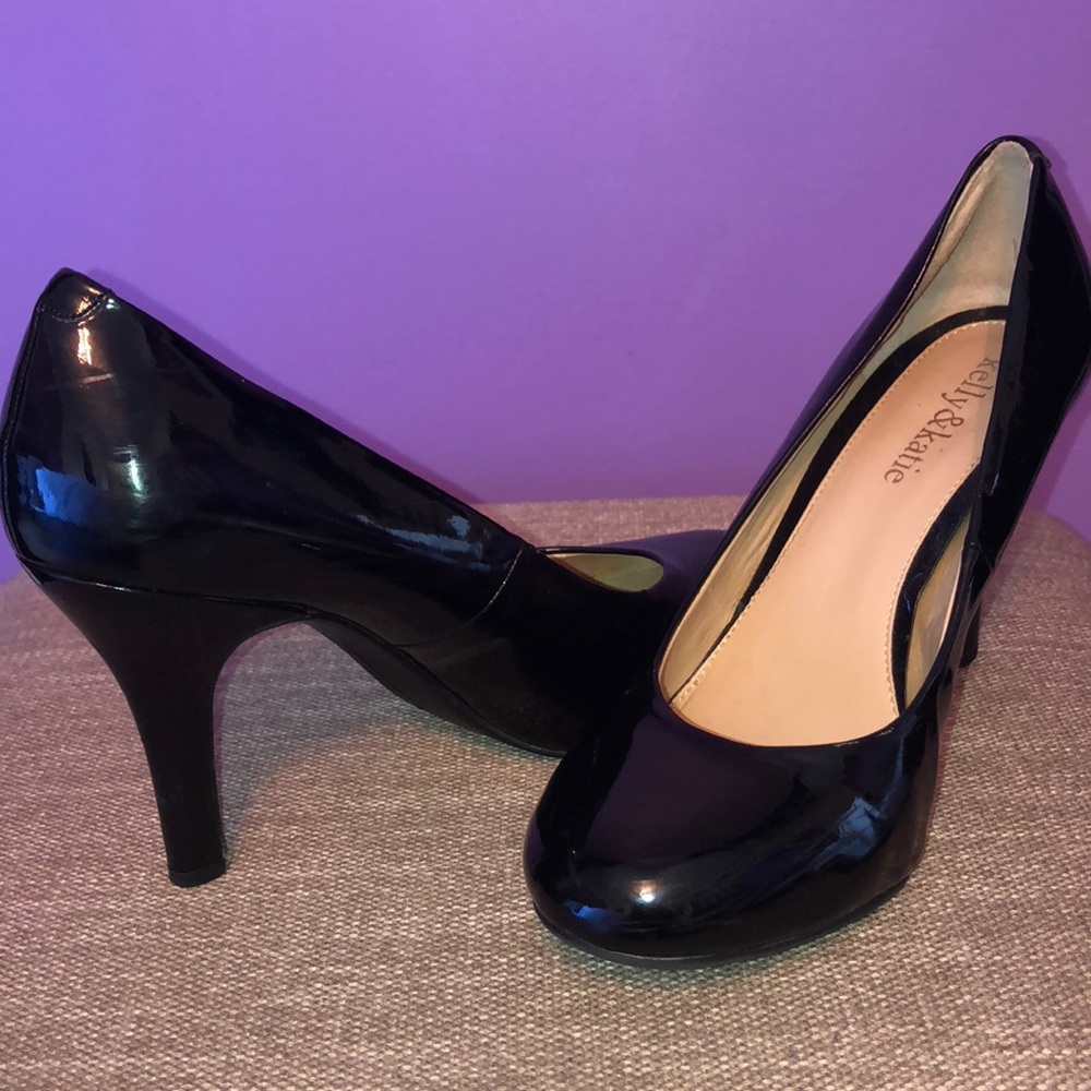 simple black heels